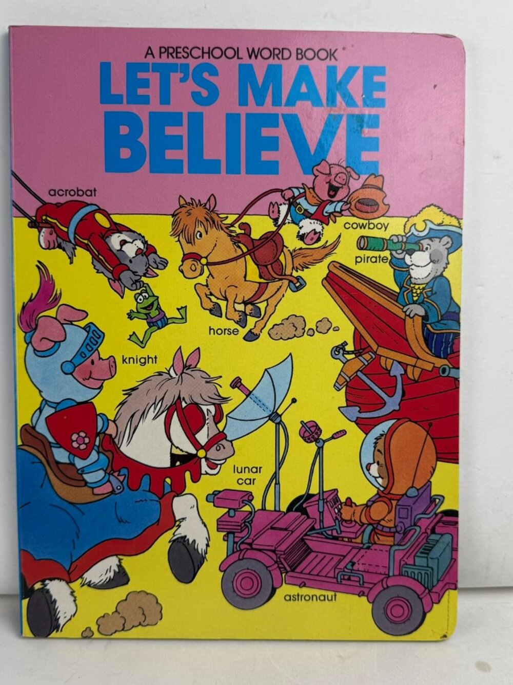 Vintage 1987 Lets Make Believe Preschool Word Book Victor Frederick 0843130172